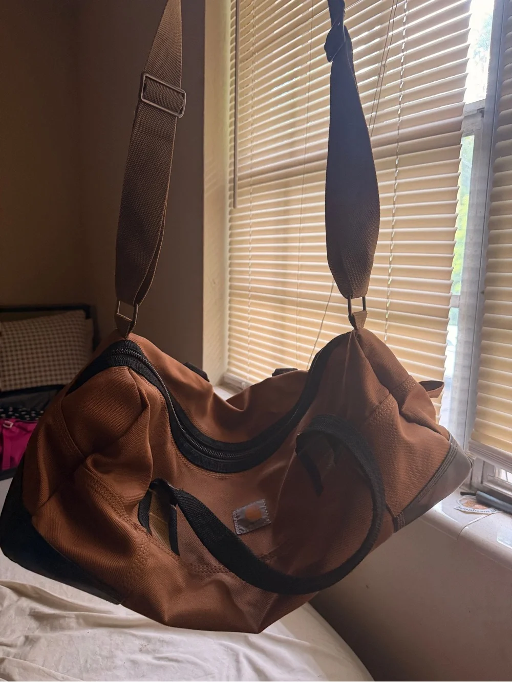 Carhartt Brown Duffel Bag 35L